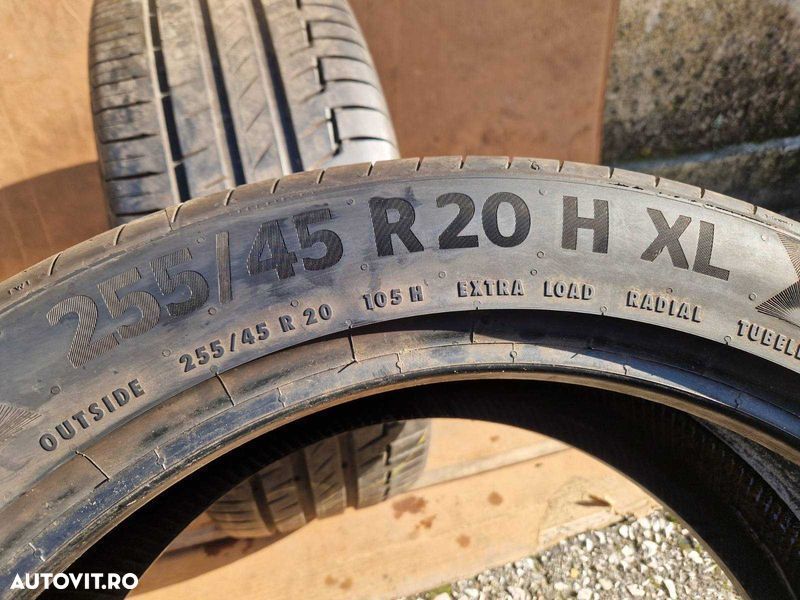 2 Anvelope de vara Continental R20 255/45 DOT3622 - 6