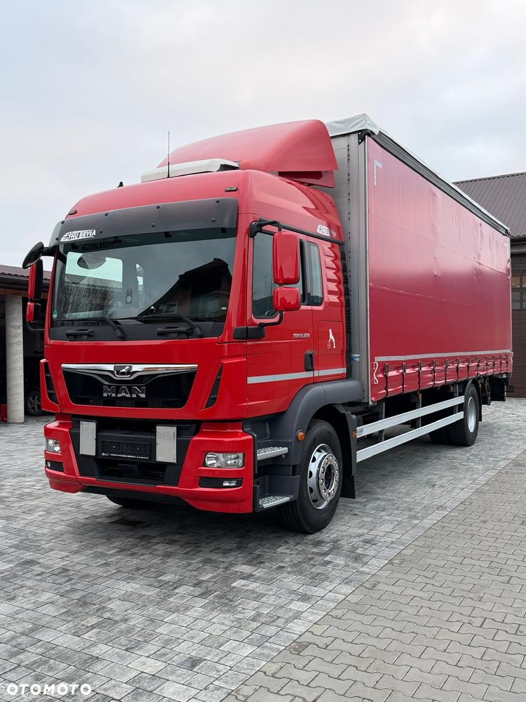 MAN TGM 15.250 / FIRANKA / 2018R / KLIMA POSTOJOWA /SPROWADZONY / 20 PALET / E6  / WINDA / - 1