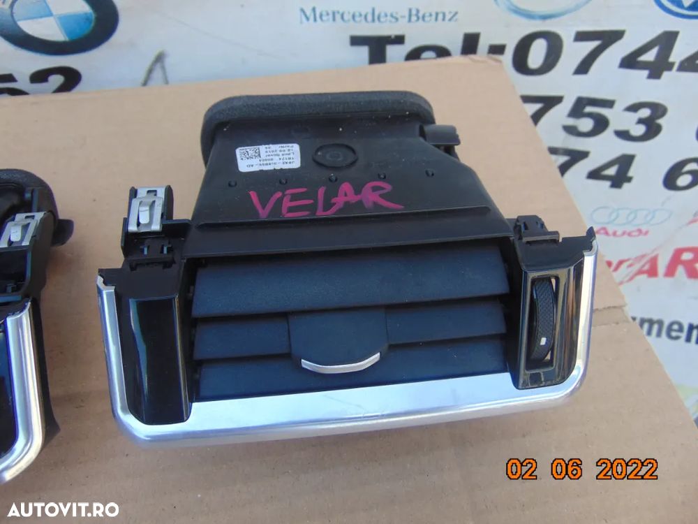Grile ventilatie bord Range Rover Velar 2017+ grila aer bors stanga dreapta centrala dubla - 4