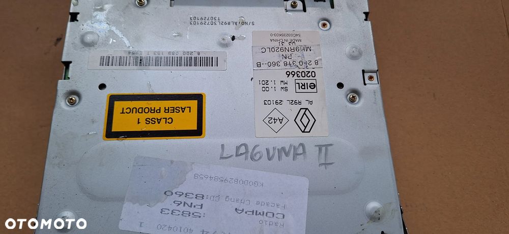 radio laguna II 8200318360b - 3