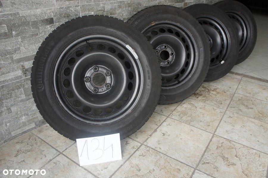 NR 134 Koła Zima Stalowe AUDI A4 , A5 205/60/16 Continental - 2