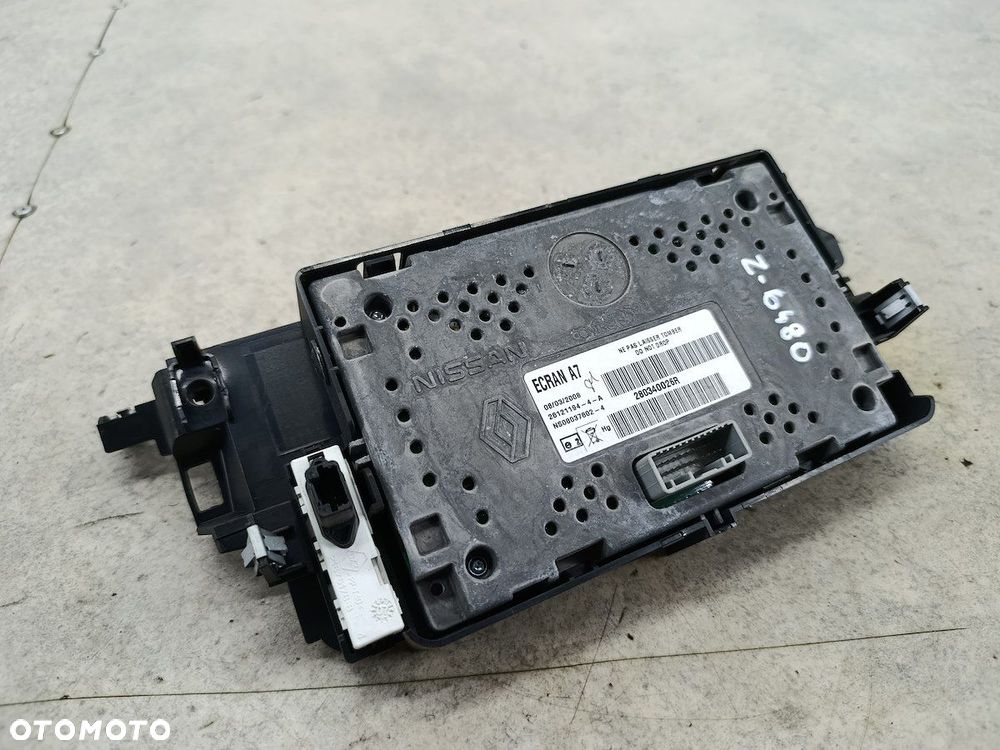 WYŚWIETLACZ RADIA RENAULT LAGUNA III 280340026R - 7