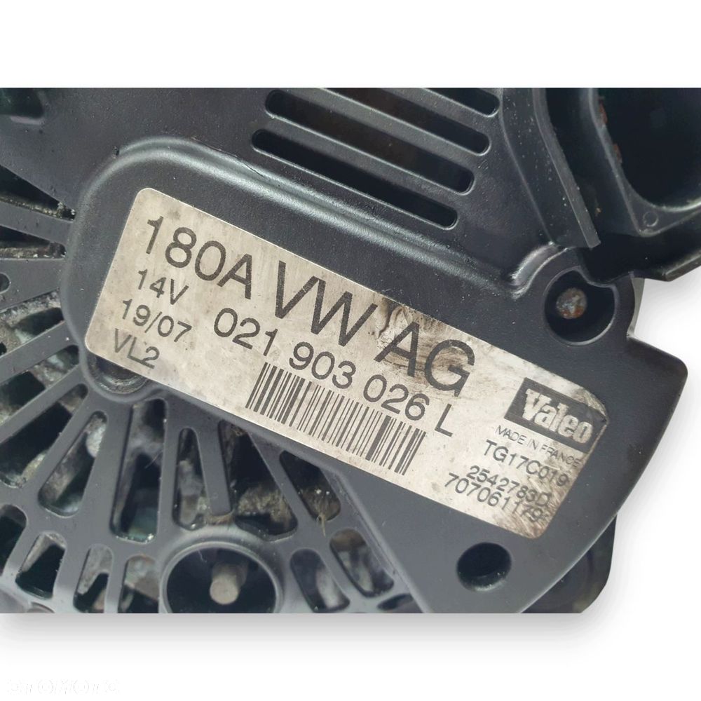 ALTERNATOR Passat B6 Golf V A3 2.0 TDI 180A 021903026L TG17C019 - 7