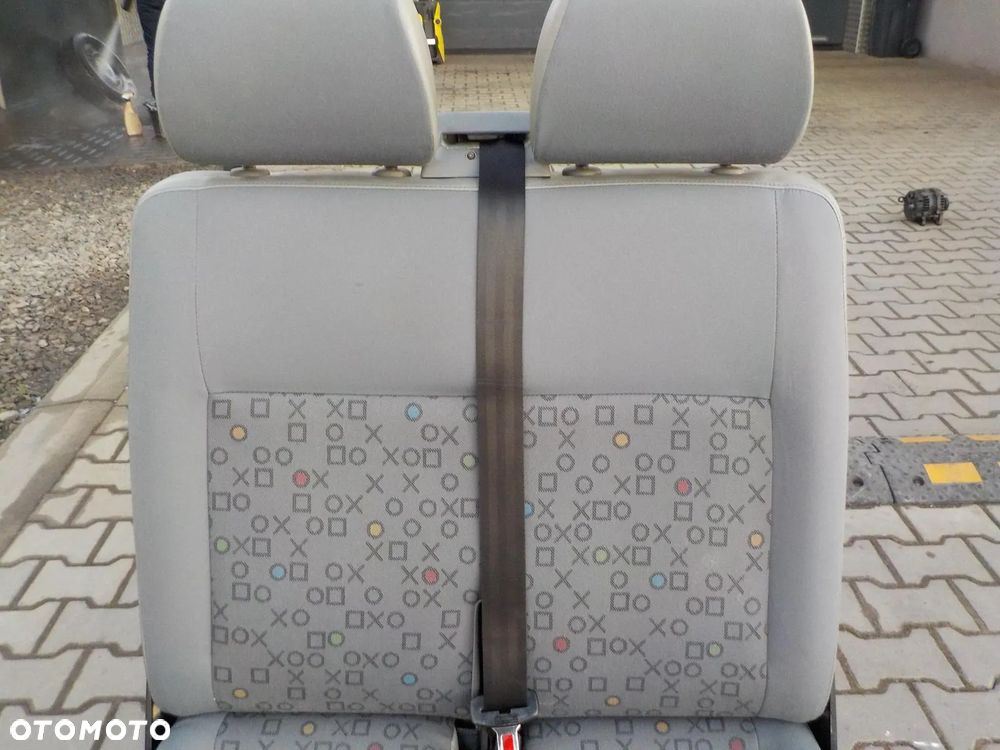 VW T5 FOTEL PODWÓJNY PASAŻERA PRZÓD DWÓJKA XOXO - 4