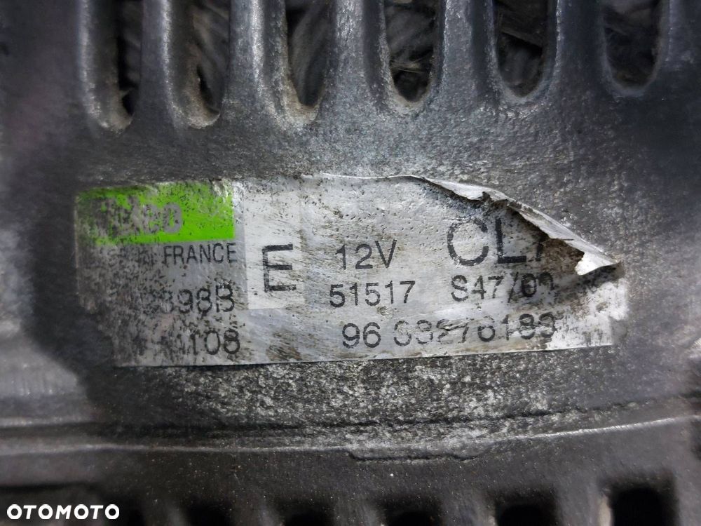 ALTERNATOR CITROEN BERLINGO I PARTNER I 1.4 8V 9638276180 - 5