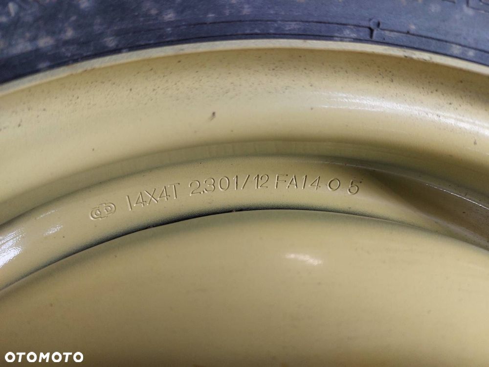 KOŁO DOJAZDOWE DOJAZDÓWKA 4x100 4Jx14 FI54,1 115/70R14 TOYOTA YARIS I - 2