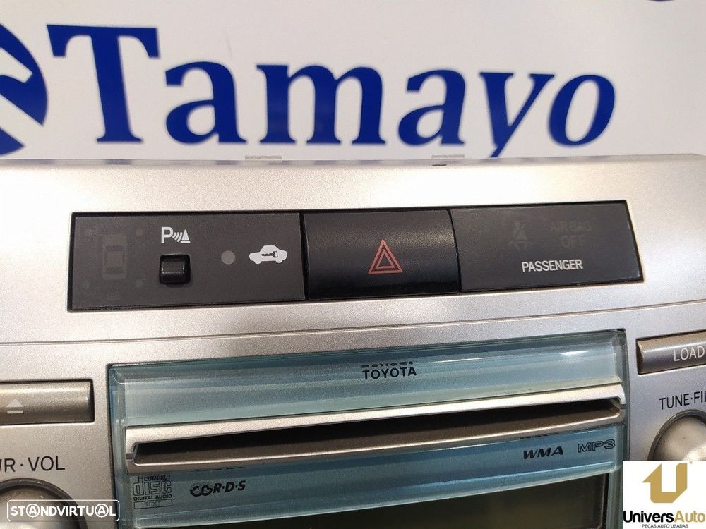 SISTEMA AUDIO / RADIO CD TOYOTA COROLLA VERSO 2008 -861200F040 - 5