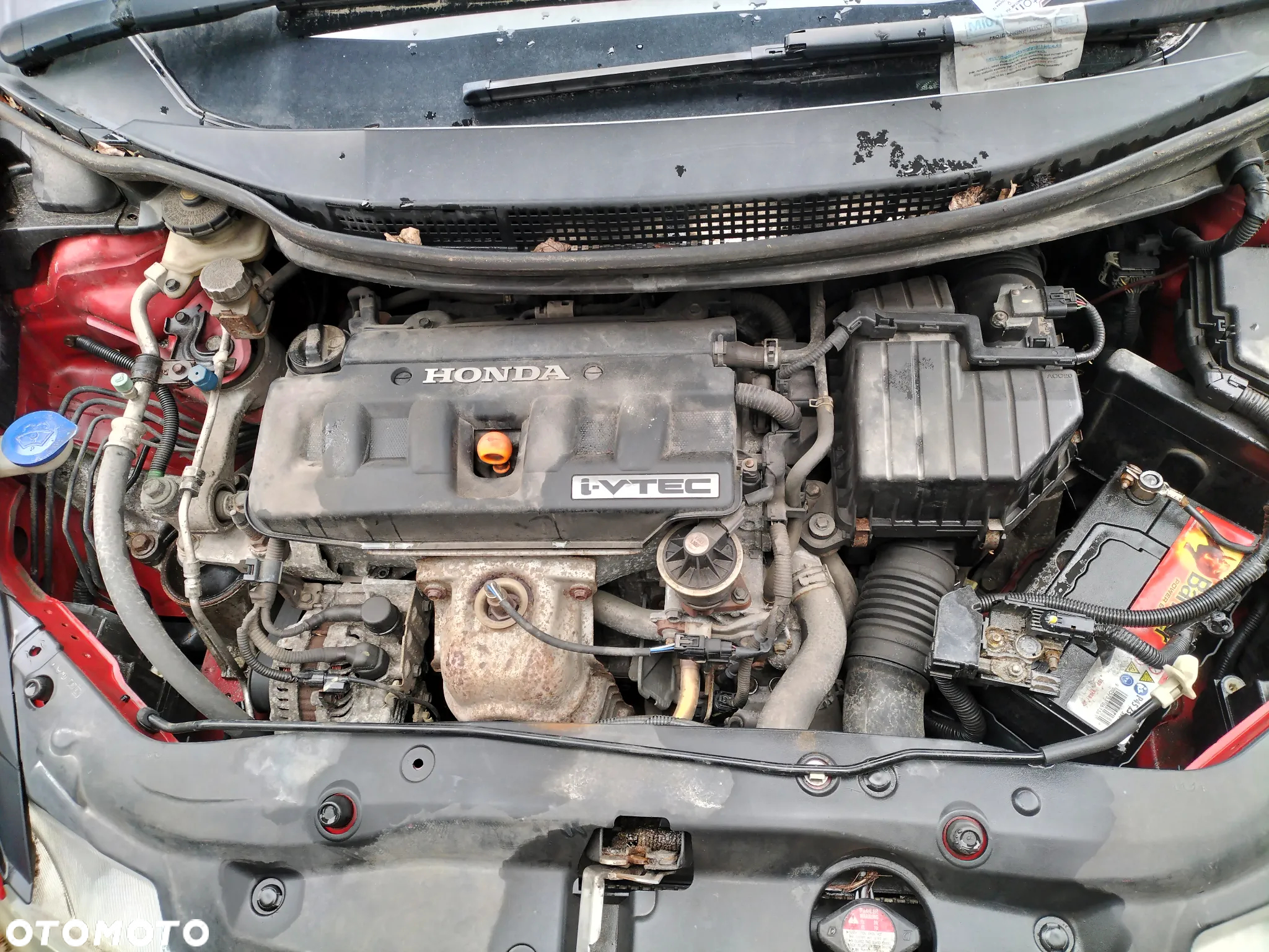 CAŁE AUTO NA CZĘŚCI KIEROWNICA Z PODUSZKA RADIO PANEL KLIMATYZACJI DASZEK PRZECIWSŁONECZNY HONDA CIVIC VIII UFO - 12
