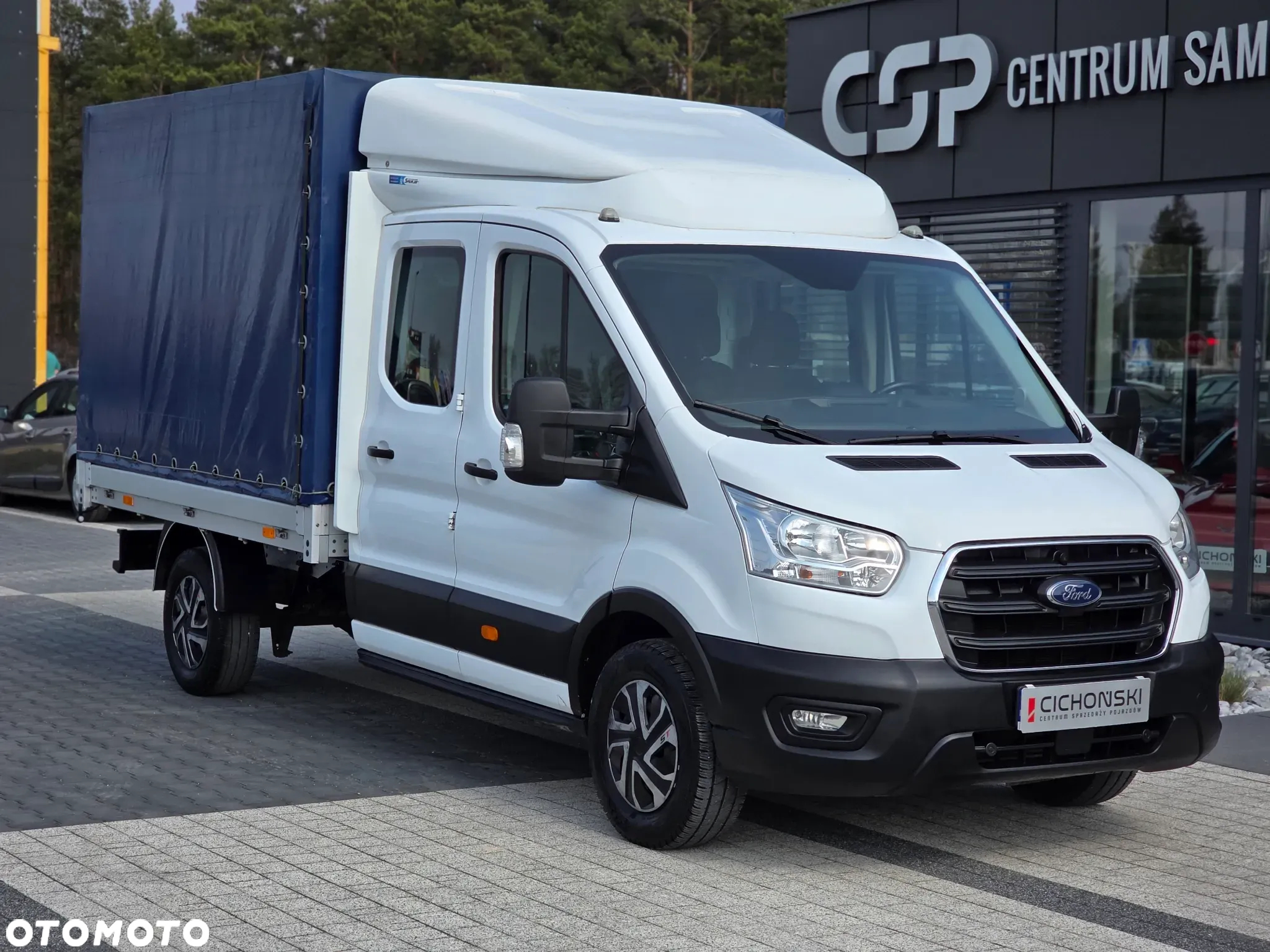Ford Transit DOKA Dubel Kabina 350 2.0 EcoBlue 7 Osobowy BEZWYPADKOWY  z Polskiego Salonu SERWISOWANY Bardzo ładny Egzemplarz , Pełna Faktura Vat 23% - 11