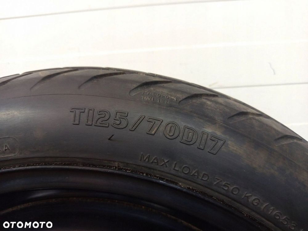 KOŁO DOJAZDOWE TOYOTA AURIS I 1 4JX17 ET39 5X114.3 125/70R17 2170602 - 7