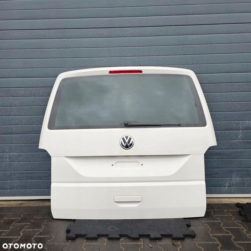 VW T6 klapa bagażnika tył biała LB9A KOMPLETNA - 1