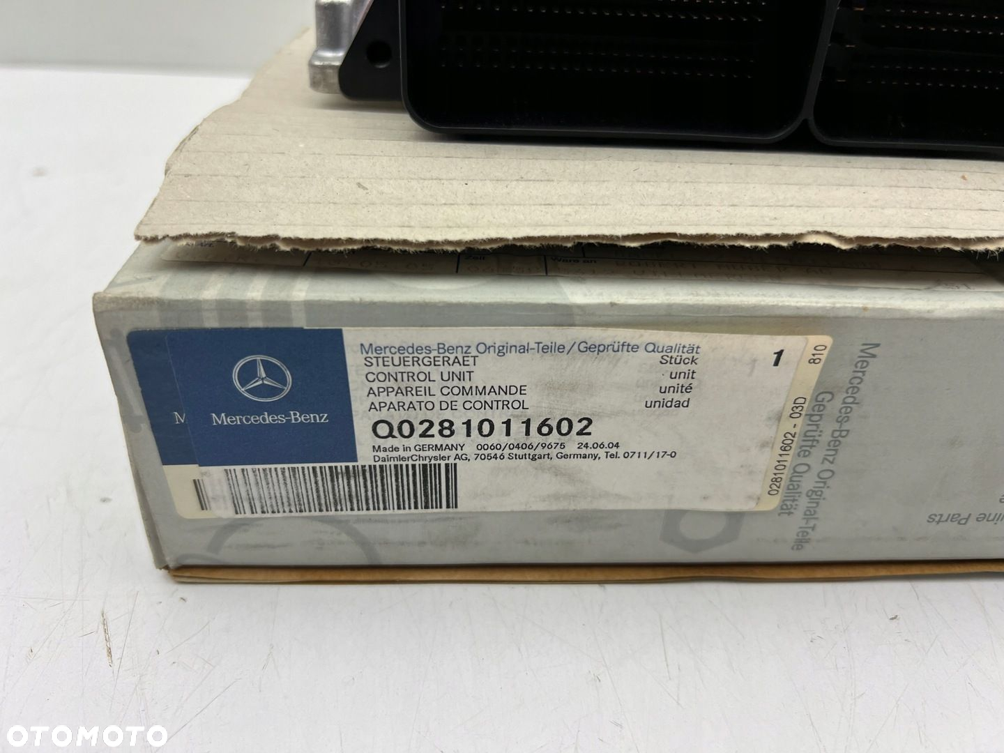 MERCEDES 2.2 CDI STEROWNIK MODUŁ KOMPUTER SILNIKA ORYGINAŁ NOWY N OEM - 3