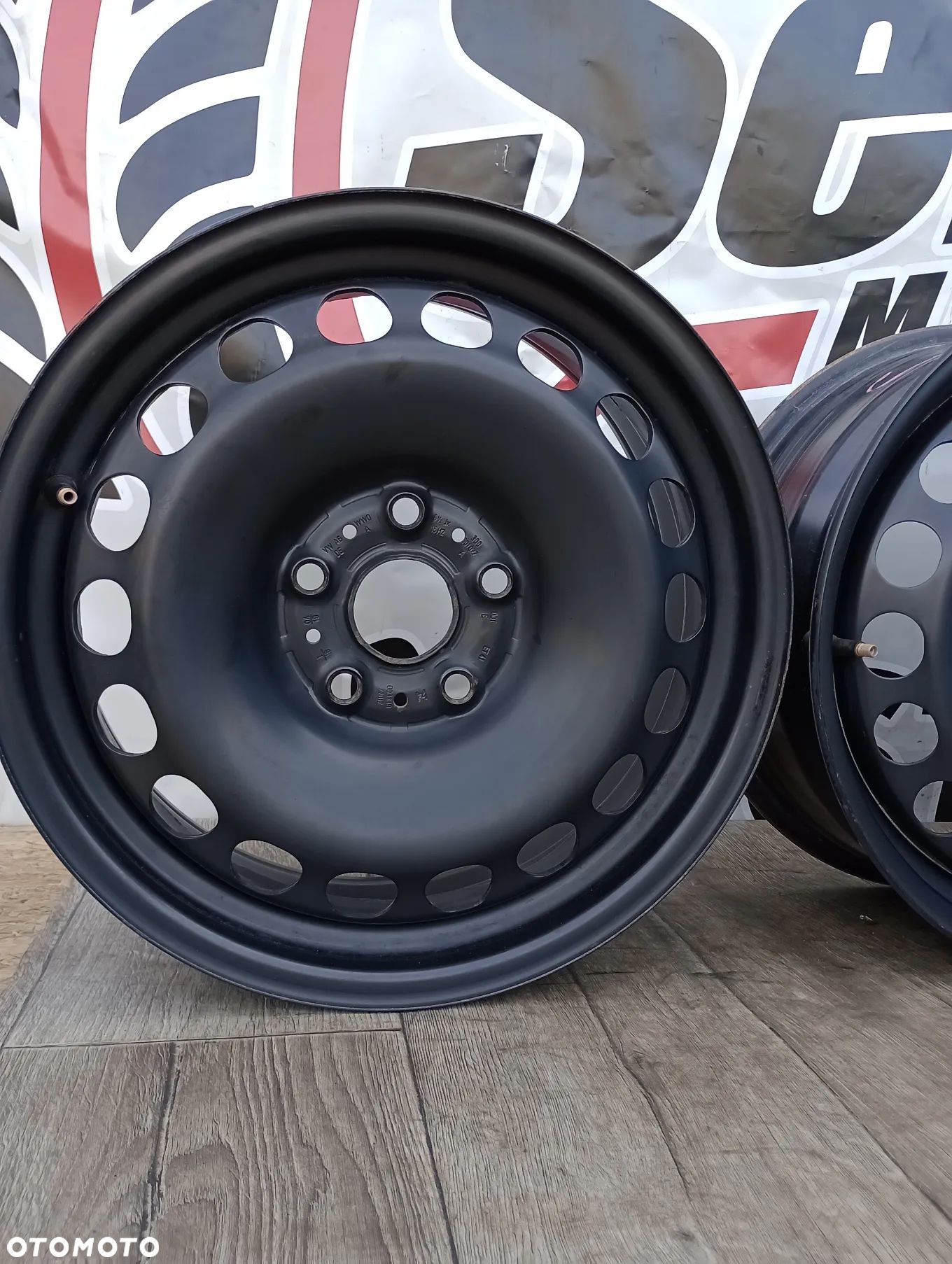 FELGI STALOWE 5x112 R16 6,5J ET41 VW PASSAT T-ROC GOLF JETTA TOURAN SKODA SUPERB KAROQ OCTAVIA - 1