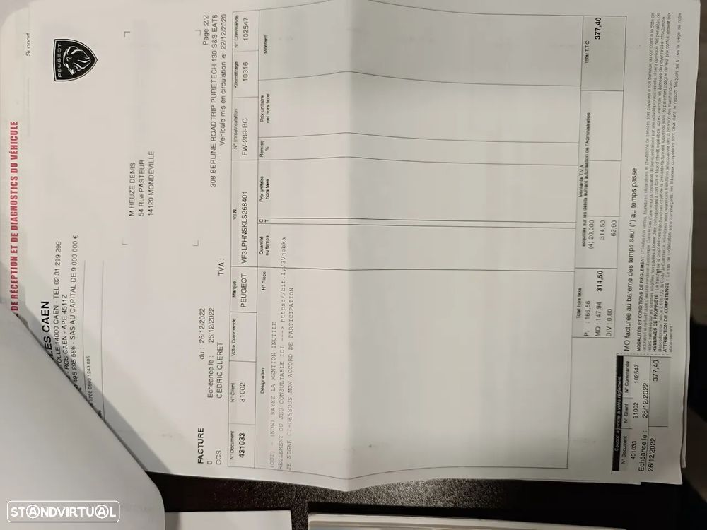 Peugeot 308 1.2 PureTech Allure EAT8 - 40