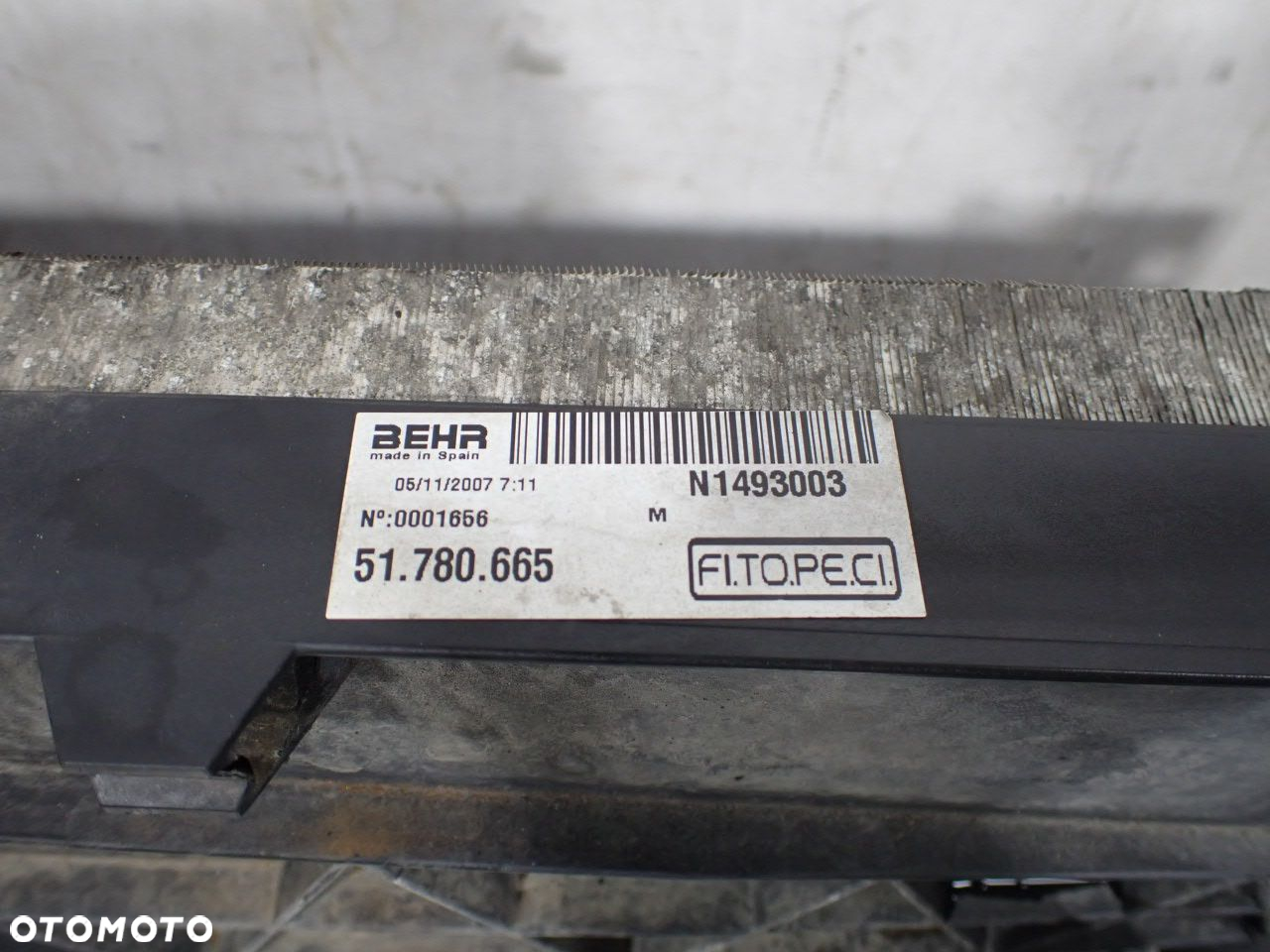 ZESTAW CHŁODNIC CITROEN NEMO 1.4 51790623 - 6