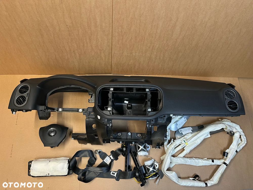 KONSOLA VW TIGUAN I 5N0 2007-2014 DESKA ROZDZIELCZA KOKPIT VW TIGUAN LIFT AIRBAG PASY KURTYNY - 1