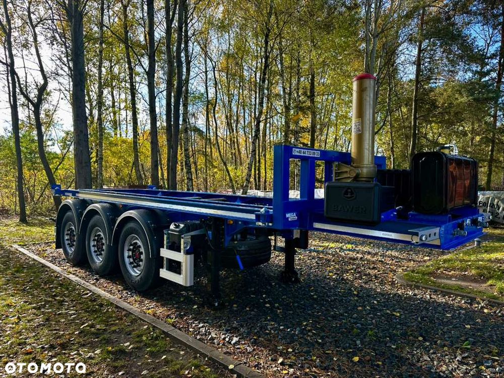 Inny MEGA TRAILERS - naczepa do przewozu kontenerów z wywrotem! z własną hydrauliką wywrotu! - 12