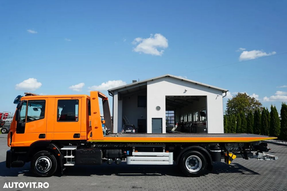 Iveco EUROCARGO / REMORCA AUTO HIDRAULICĂ / PLATFORMĂ - 6 M / REMORCA DUPĂ CU 6 LOCURI / TRONIU / EURO 6 - 13
