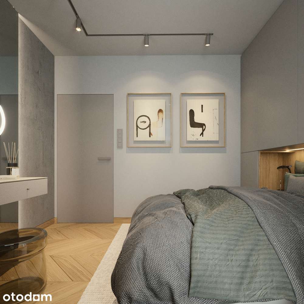 Mieszkanie M30, 87,84m2 Projekt Pawia Kielce, duże balkony
