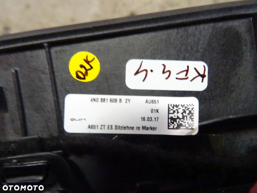 4N0881608B 2Y listwa fotela Prawa dekor Audi A8 D5 4N czesci - 4