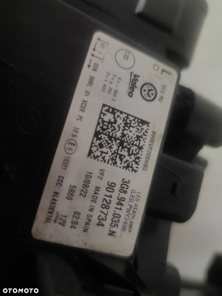 Lampa lewa Full LED VW Arteon 3G8 3G8941035N - 8