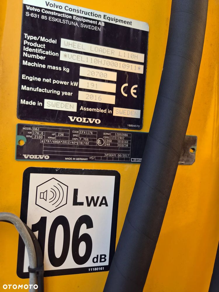 Volvo L110H 110H - 23