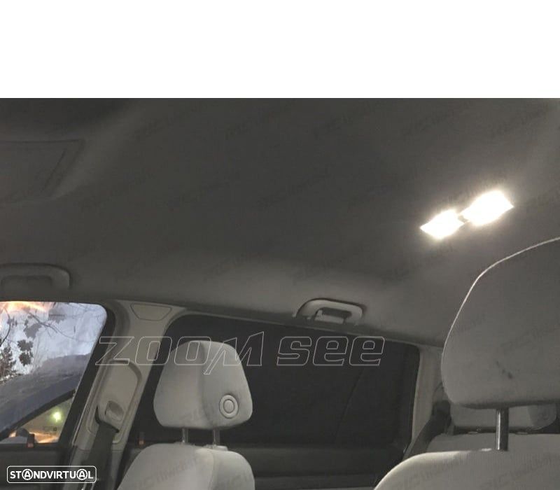 KIT COMPLETO DE 11 LAMPADAS LED INTERIOR PARA VOLKSWAGEN VW POLO CLΜSICO SALOON 6V2 6KV2 95-02 - 2