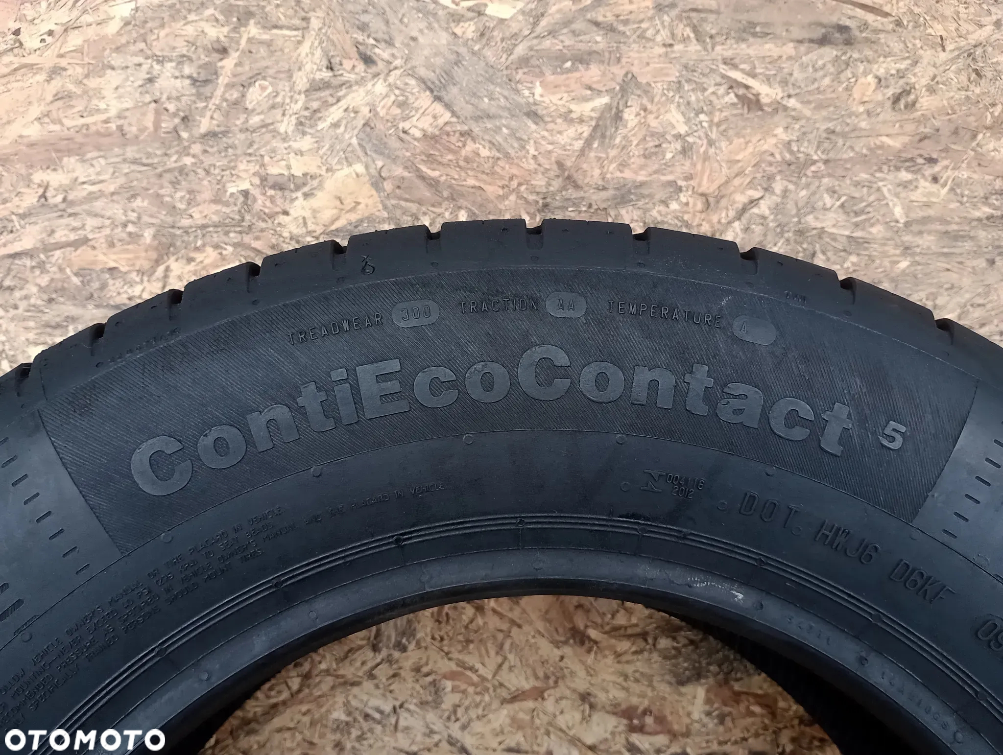 + Opona Letnia 1x 185/70 R14 88T Continental ContiEcocontact 5 0819dot bieżnik nowy - 4