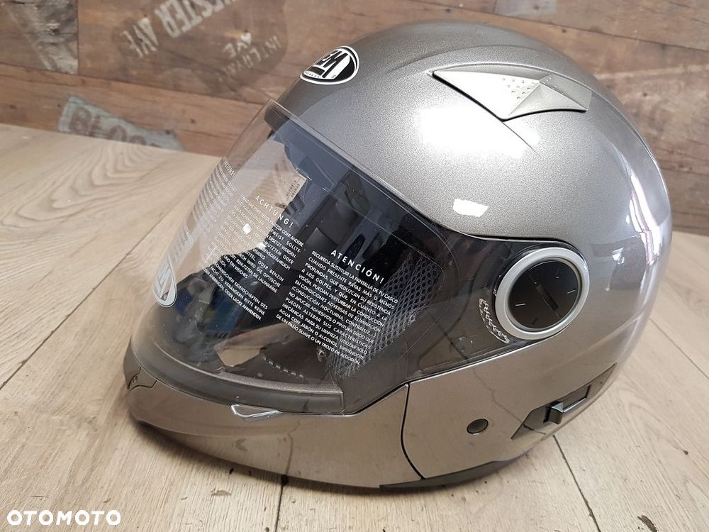 Kask motocyklowy LEM z odpinaną szczęką rozmiar M 57 - 4