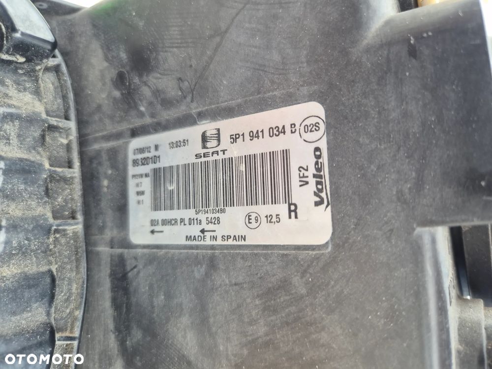 Seat Leon II Lift Altea Toledo komplet lamp.Valeo.Idealne. - 11