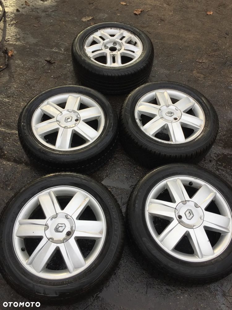 ALUFELGI 5x Koła RENAULT 16' 205/55 - Megane II - opony zimowe - 2