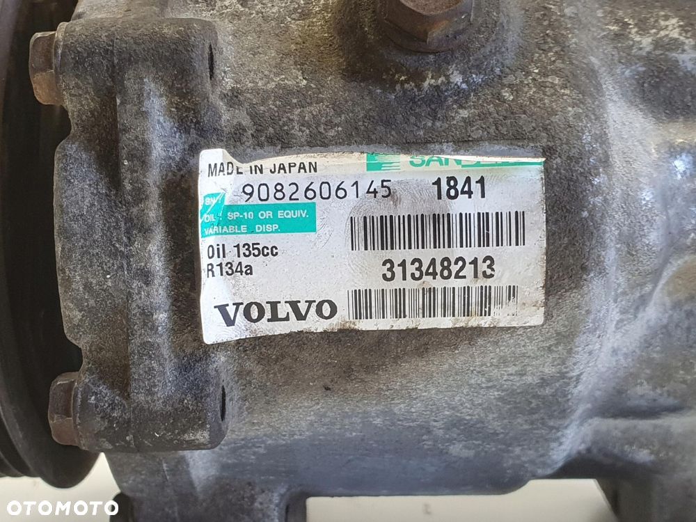 SPRĘŻARKA KLIMATYZACJI Volvo V70 III 1.6 D D2 _ pompa 31348213 - 2