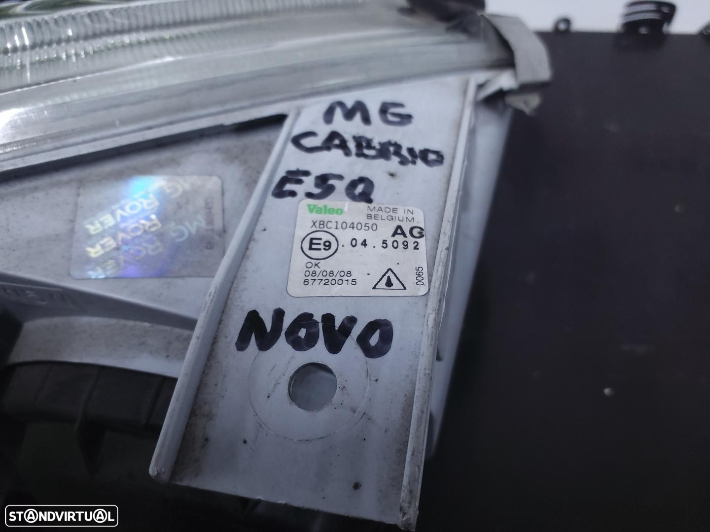 Farol Esquerdo MG MGF (RD) Ref: XBC104050  | 1995 - 2002 - NOVA ORIGINAL - 3