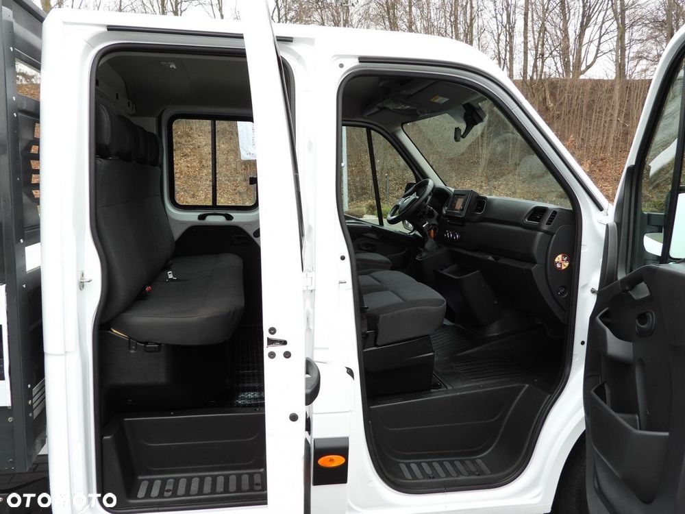 Renault MASTER SKRZYNIA PODWÓJNA KABINA DOKA 7 MIEJSC TEMPOMAT NAWIGACJA LEDY KLIMATYZACJA  135KM - 36