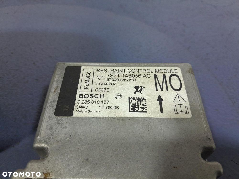 FORD MONDEO MK4 DESKA ROZDZIELCZA KONSOLA AIRBAG PODUSZKI PASY EU - 8