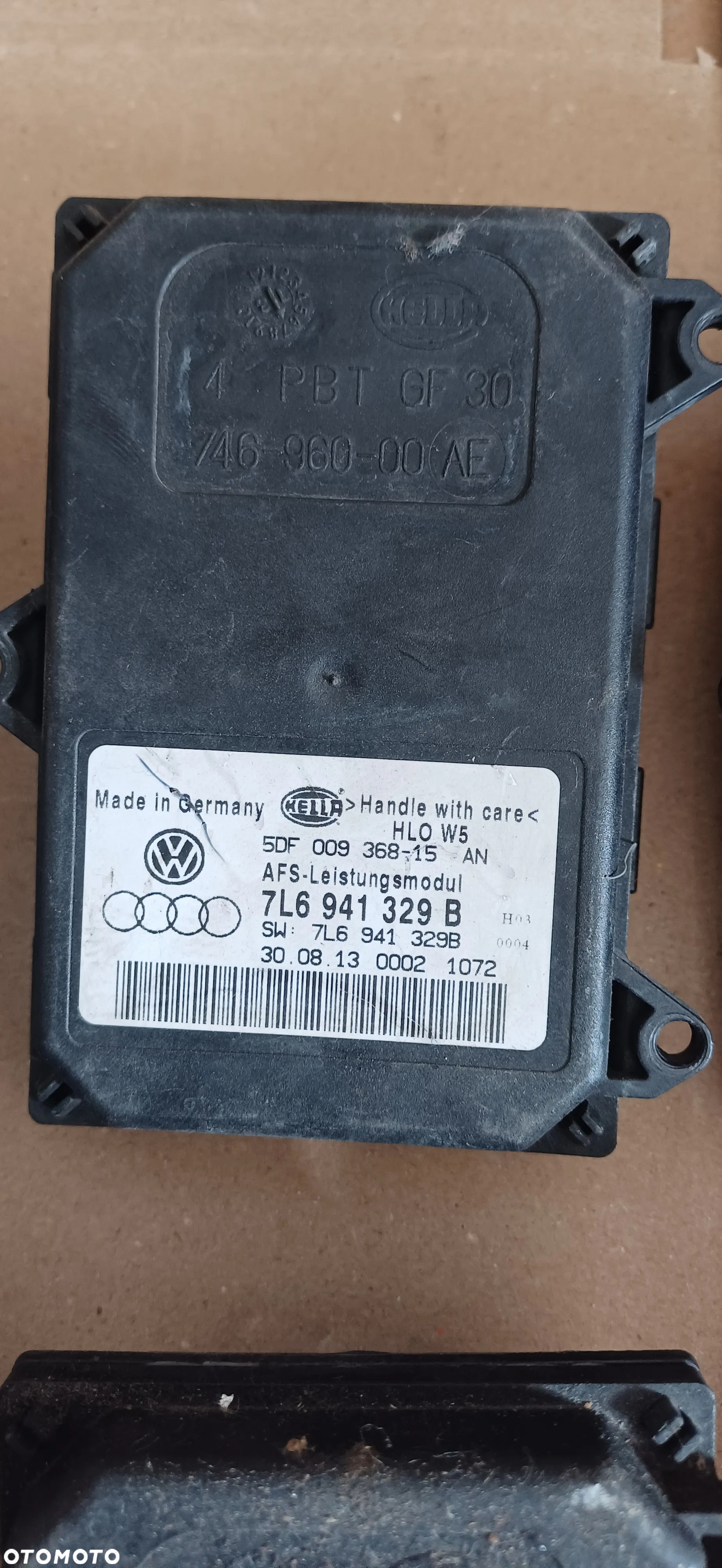 Volkswagen Golf VI Tiguan Audi Skoda moduł sterownik skrętu afs xenon 7L6941329B - 2