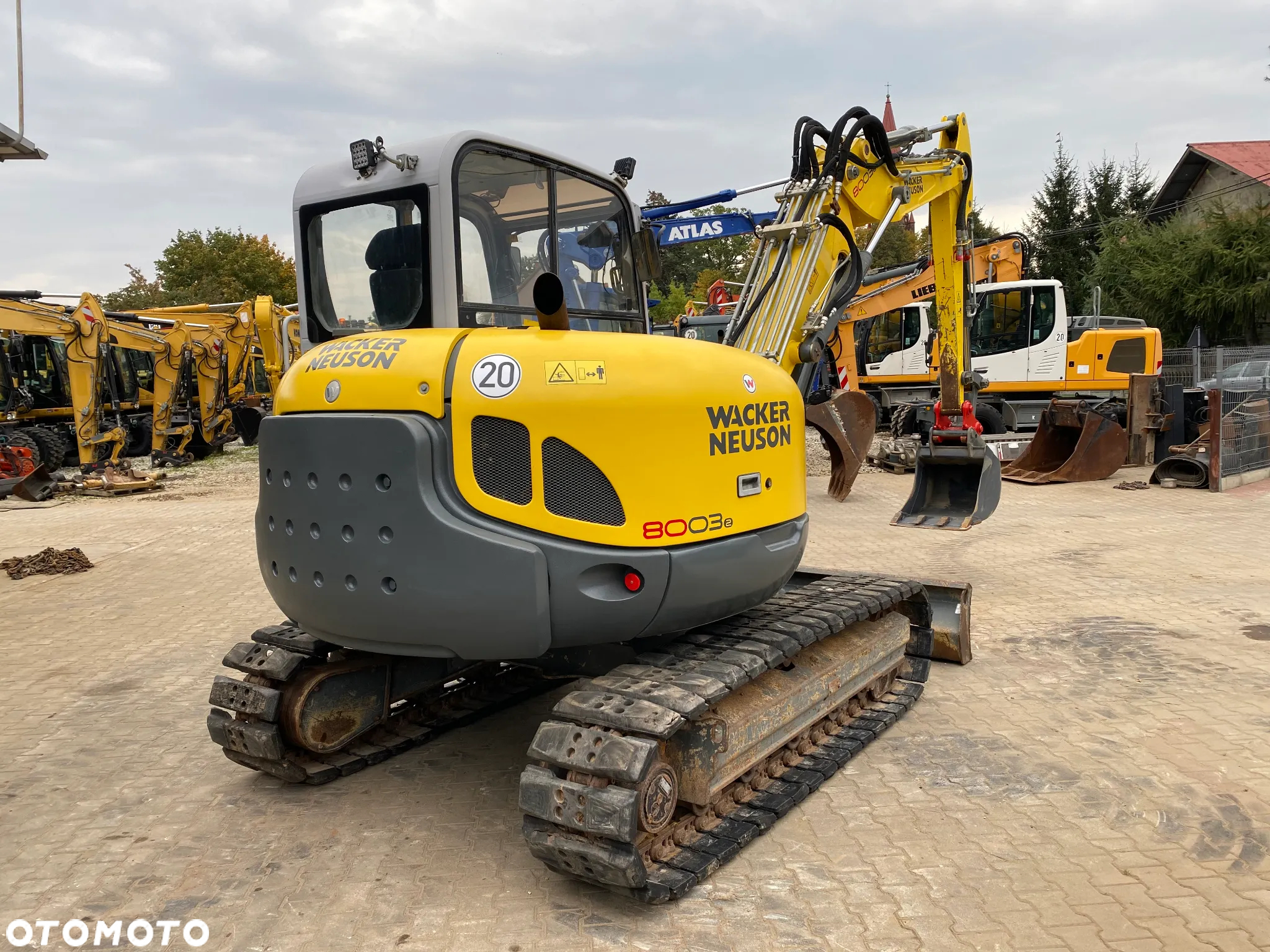 Wacker Neuson 8003, RAMIĘ 3X ŁAMANE, DŁUGI ZASIĘG, Z NIEMIEC, SUPER STAN - 8