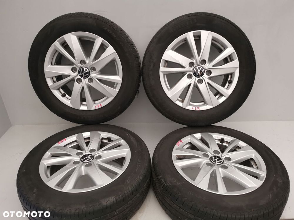 VOLKSWAGEN TOURAN VW KOLA FELGI ALUFELGI OPONY LATO 205/60R16 - 1