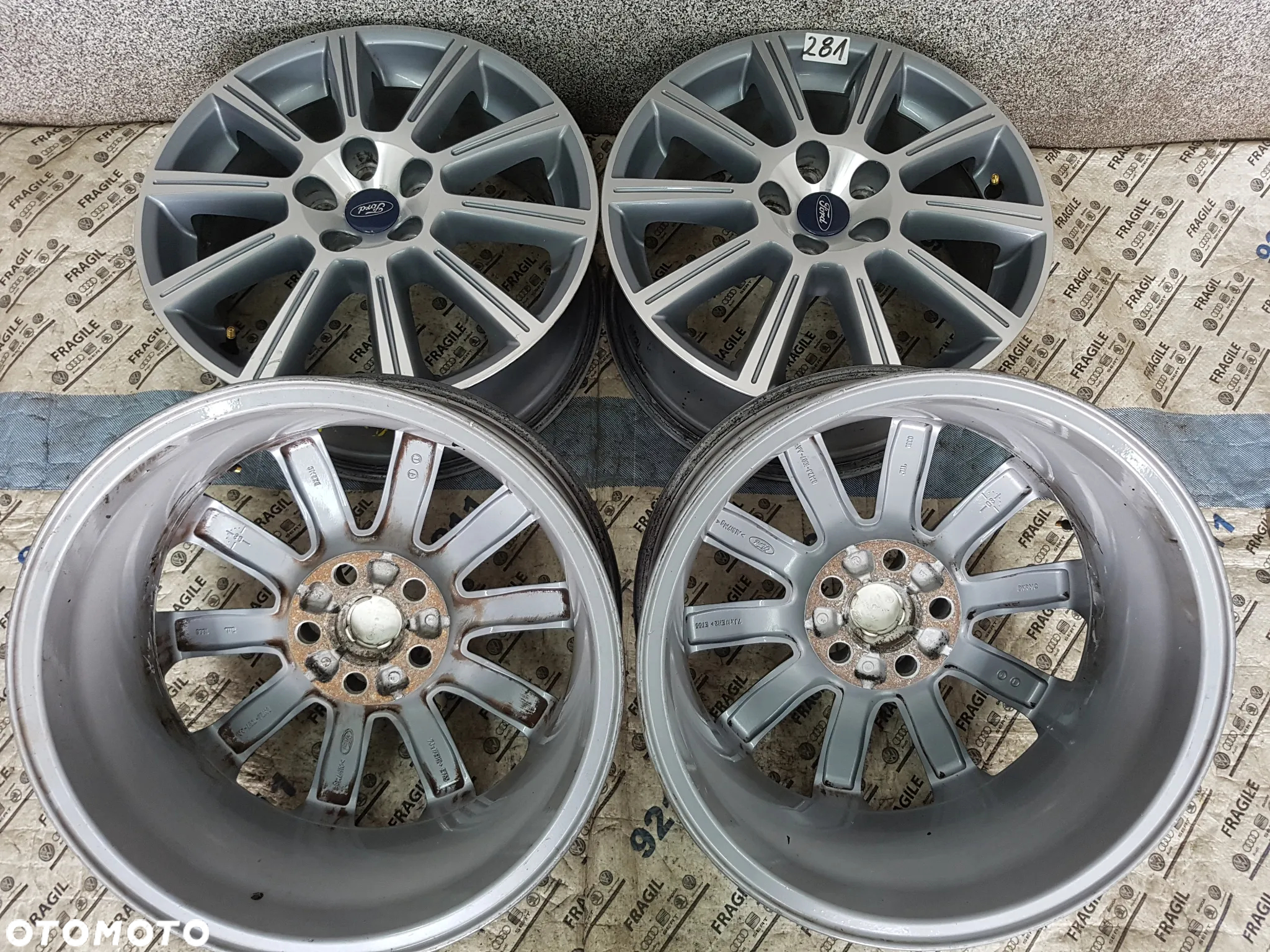 ALU FELGI FORD S-MAX KUGA  FOCUS VOLVO S40 V50 S60 V90  GALLAXY 7JX17  5X108 ET55 - 6