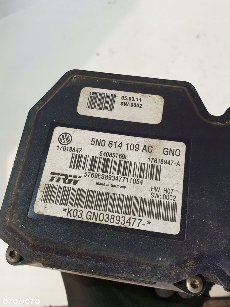 pompa hamulcowa abs 5n0614109ac vw tiguan 5n fl 11r 2.0 tdi - 8
