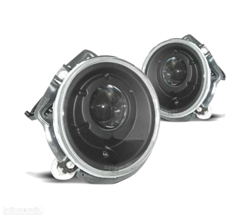 FARÓIS MERCEDES CLASSE G W463 92-06 LOOK AMG G65 FUNDO PRETO - 2