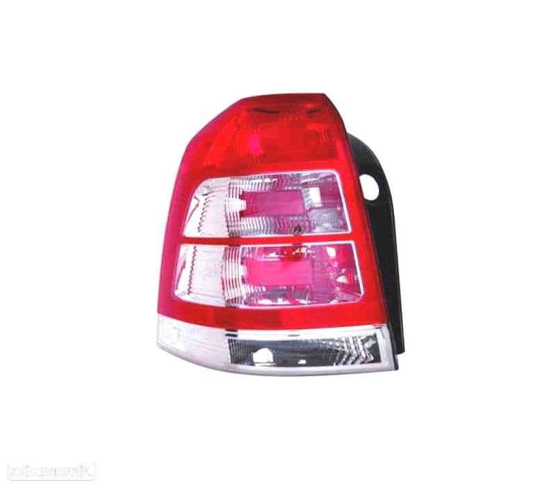 FAROLIM ESQUERDO PARA OPEL ZAFIRA +08 VERMELHO CROMADO - 1