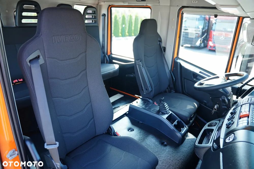 Iveco EUROCARGO / LAWETA HYDRAULICZNA / PLATFORMA - 6 M / BRYGADÓWKA - 6 OSÓB / WYCIĄGARKA / EURO 6 - 35