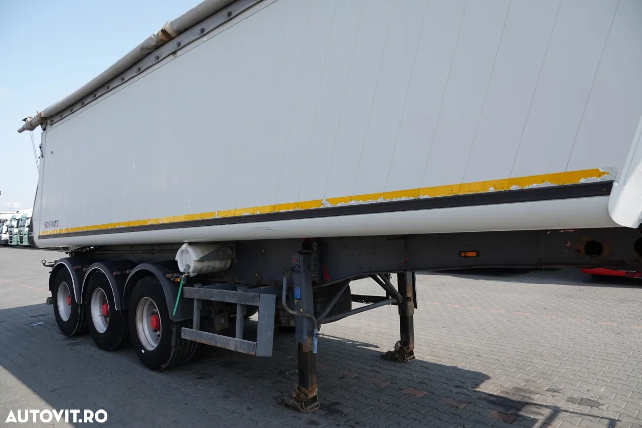 Schmitz Cargobull 40 M3 BASCULATOR / CAMION ALUMINIU / AXIE LIFTATOR / SAF / - 9