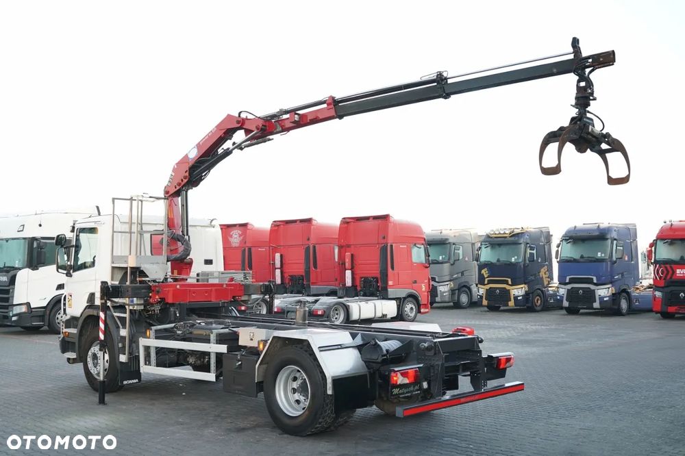 Scania P 280 / 4X2 / RAMA - 4,9 M / + HDS HMF 635 / UDŹWIG 1 500 KG / MAX WYSÓW 6,9 M / CHWYTAK / - 6