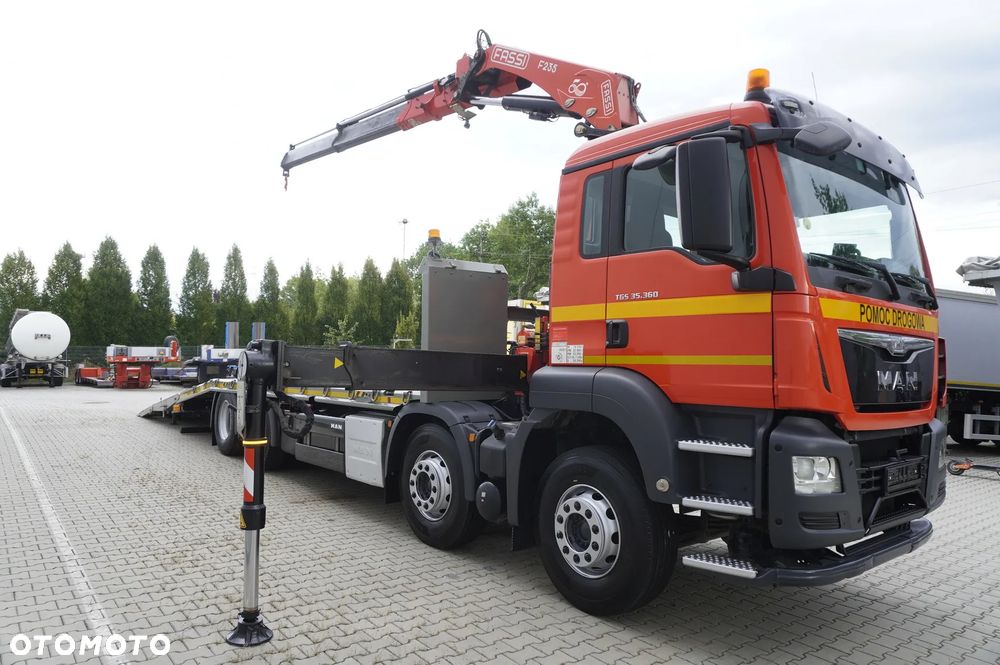 MAN TGS 35.360 E6 8×2 / HDS Fassi F235A.2.22 / pilot / 100 MTH!_255790 - 13