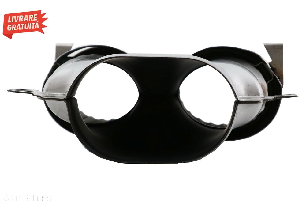 Difuzor Bara Spate Mercedes A-Class W177 Hatchback (2018-Up) Evacuari Crom- livrare gratuita - 9