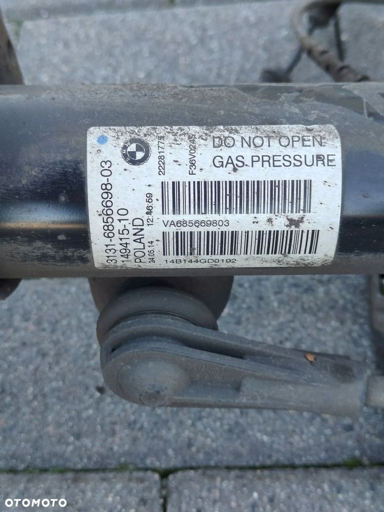 bmw 4 f36 gran coupe 14-17 2.0 n47d lewa kolumna mcphersona zwrotnica kpl - 4