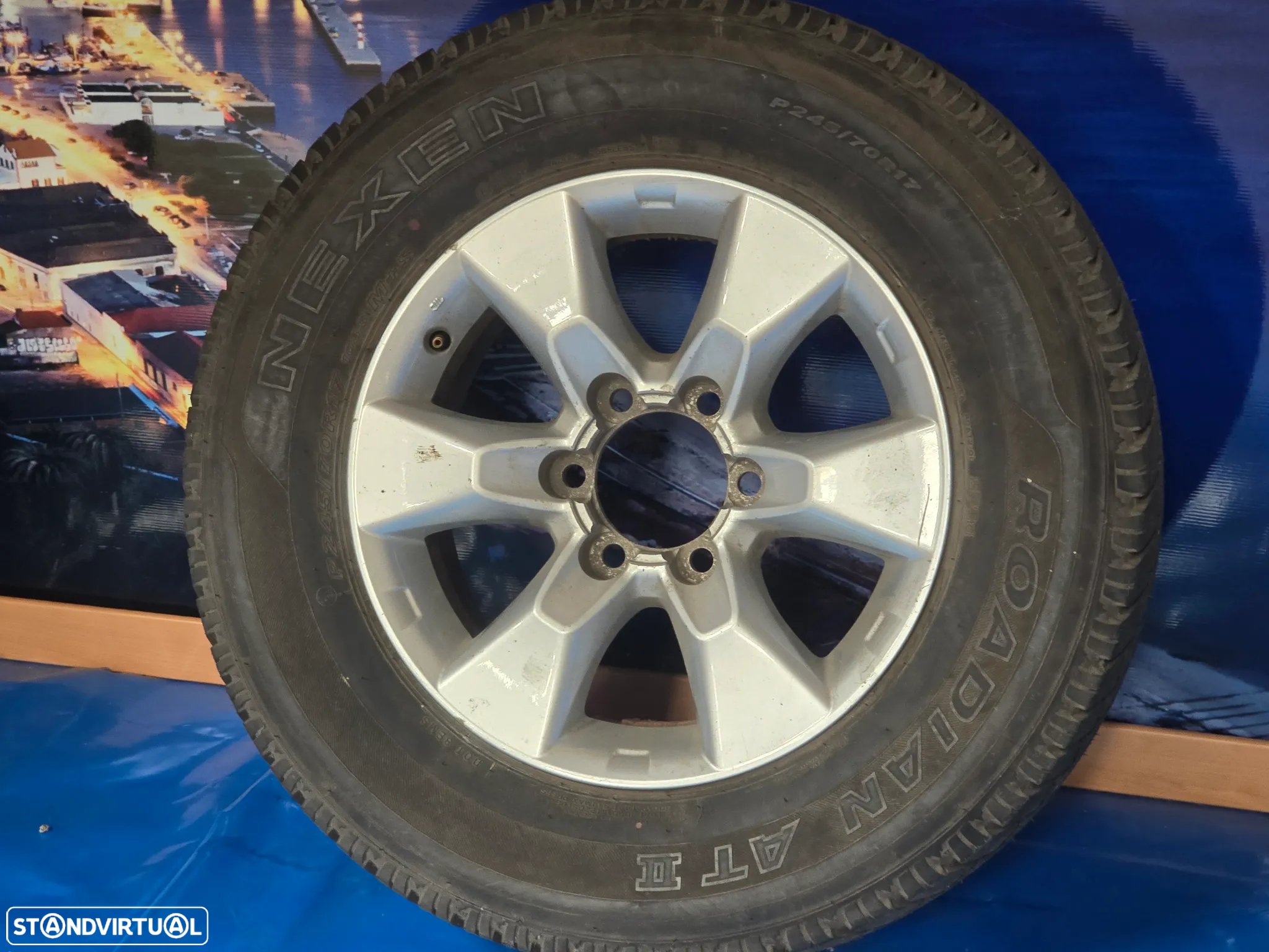 Jante Roda Suplente originais para Toyota Land Cruiser 2014 245/70 R17 ROADIAN AT - 2