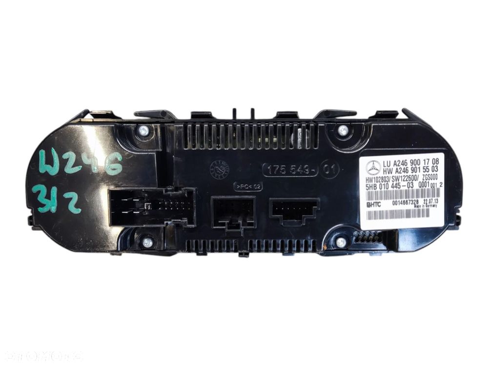 MERCEDES B KLASA W246 PANEL KLIMATYZACJI A2469001708 HMCAR #312 - 7
